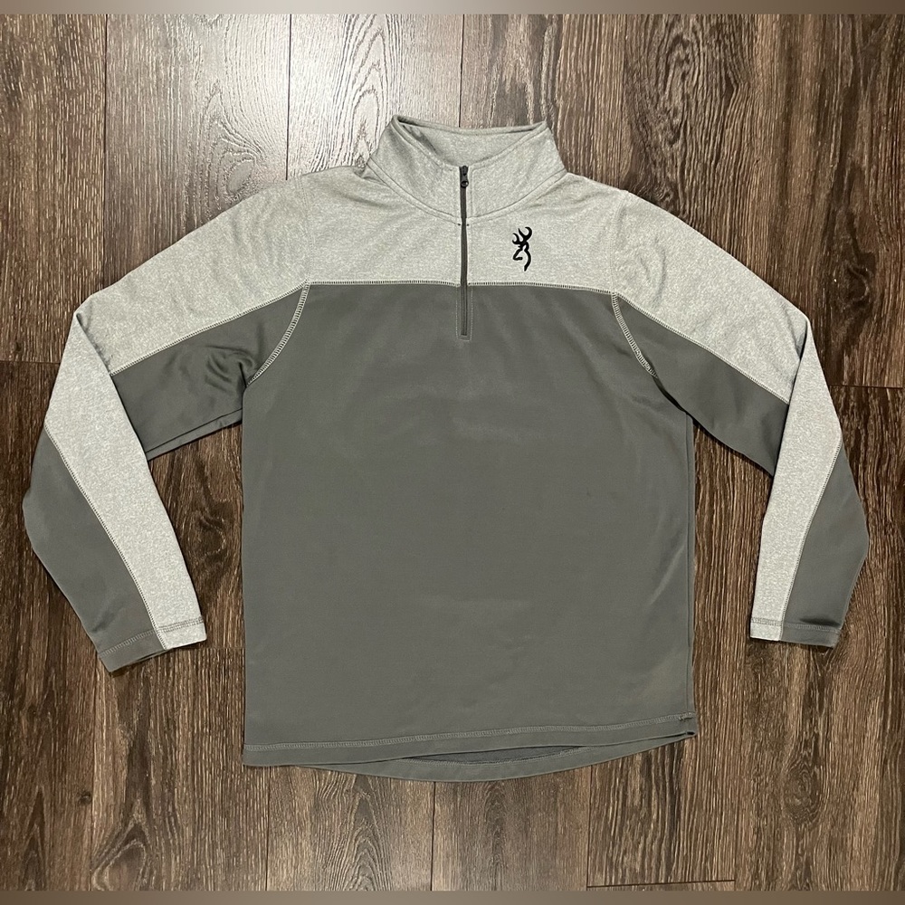 Browning Men’s 1/4 Zip-Up Lightweight Pullover, Size M